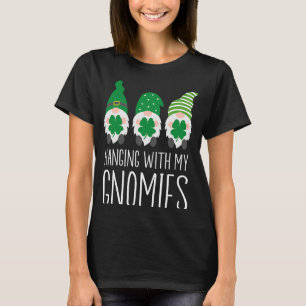 T-shirt Je me suis accroché à la Saint Patrick de mes Gnom