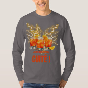 T-shirt Je me suis Électro-cuité Apéro Fun avec Cocktails!