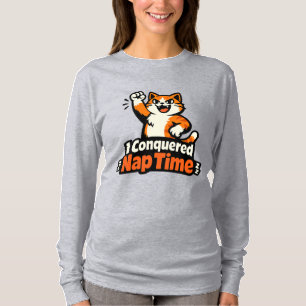 T-shirt Je me suis emparé de la sieste – Chat de victoire