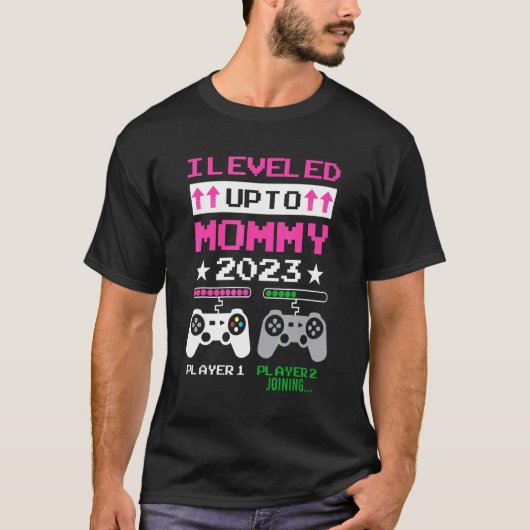 T-shirt Je Me Suis Rendu À Maman 2023 Gamer Bientôt Être M (Devant)
