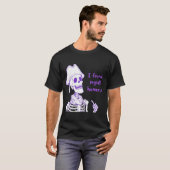 T-shirt Je Me Suis Trouvé Humerus - Drôle Skeleton Pun (Devant entier)