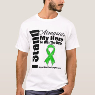 T-shirt Je me tiens à côté de ma blessure de moelle