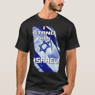 T-shirt Je me tiens avec l'Israël !