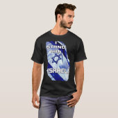 T-shirt Je me tiens avec l'Israël ! (Devant entier)