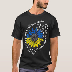 T-shirt Je me tiens avec l'Ukraine Mettre des graines de t