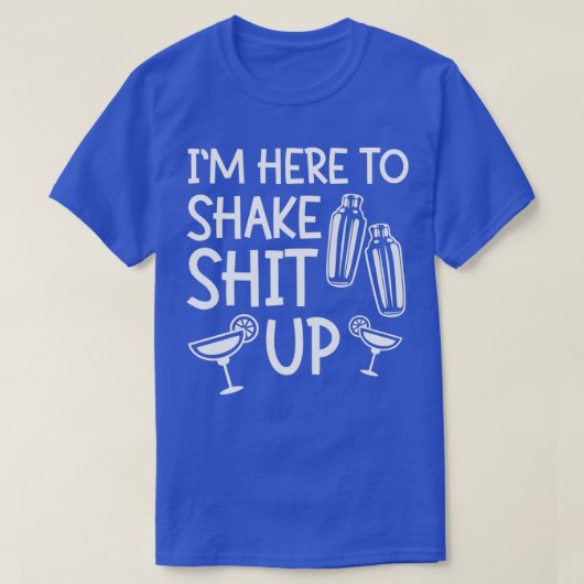 T-shirt Je Mélange Pour Libérer Le Bartender De Frustratio (Design devant)