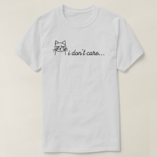 T-Shirt "Je m'en fiche"