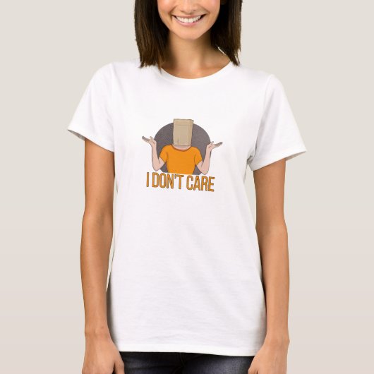 T-shirt Je m'en fiche (Devant)