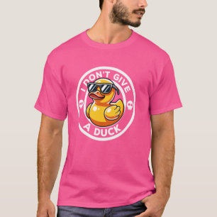 T-shirt Je m'en fiche amoureux de canard drôle propriétair