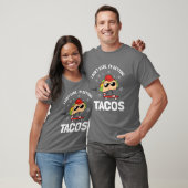 T-shirt Je m'en fiche, je me fais des tacos (Unisexe)