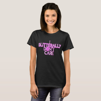 T-shirt Je m'en fiche littéralement personnalisé