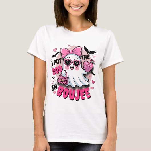 T-shirt Je mets le Boo à Boujee (Devant)