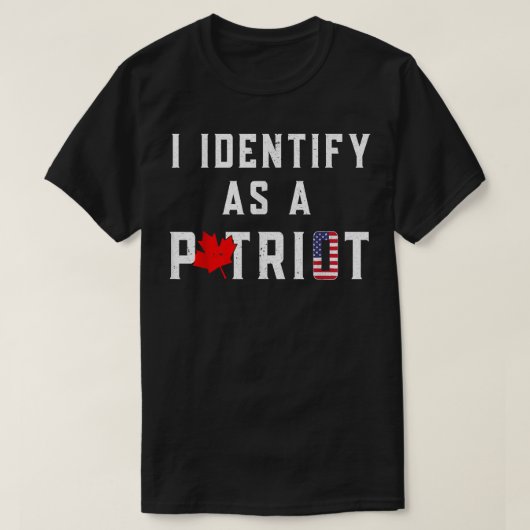 T-shirt Je M'Identifie Comme Un Convoi Patriote Pour La Li (Design devant)