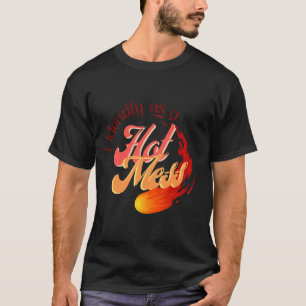T-shirt Je m'identifie comme un jeu d'Humours hot - Fun Pr