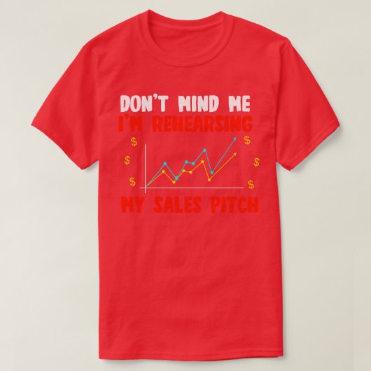 T-shirt Je M'Intéresse Aux Ventes Recherche D'Im (Design devant)