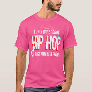 T-shirt Je M'Intéresse Et Obsède Seulement De La Musique A