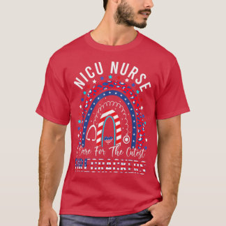 T-shirt Je M'Occupe De L'Infirmière Nicu Cutest Firecracke