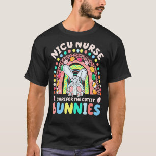 T-shirt Je M'Occupe Des Bunnies Les Plus Cuttes Nicu Nurse