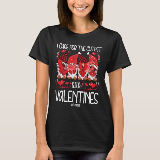 T-shirt Je M'Occupe Des Petits Valentines Les Plus Cuttes  (Devant)
