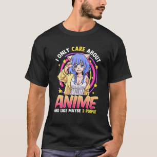 T-shirt Je M'Occupe Uniquement De L'Art Animé Ados Filles