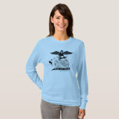T-shirt Je monte mes propres - bleu (Devant entier)