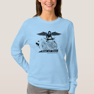 T-shirt Je monte mes propres - bleu