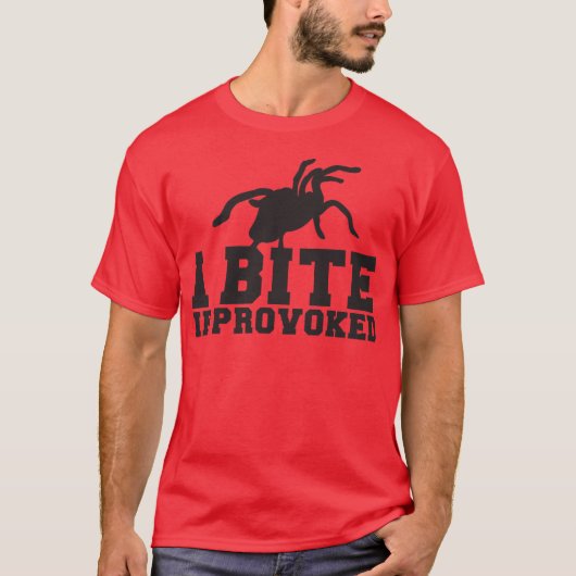 T-shirt Je mords si conception PROVOQUÉE d'attaque de (Devant)