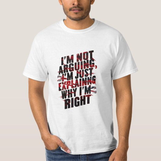 T-SHIRT JE N’AFFIRME PAS QUE JE SUIS JUSTE EN TRAIN D’EXPL (Devant)