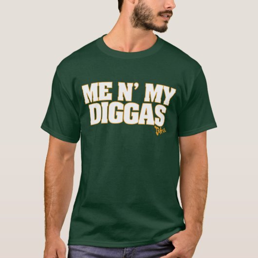 T-shirt Je N mon Diggas (Devant)