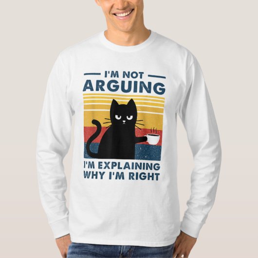 T-shirt Je n'affirme pas que j'explique juste pourquoi j'a (Devant)