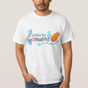 T-shirt Je nagerais plutôt dans la pièce en t de crique