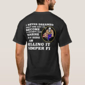 T-SHIRT JE N'AI JAMAIS RÊVÉ (Dos)