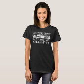 T-shirt Je N'Ai Jamais Rêvé Que J'Augmenterais Pour Être U (Devant entier)