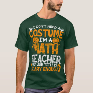 T-shirt Je N'Ai Pas Besoin De Costume Je Suis Un Enseignan