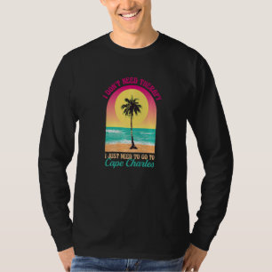 T-shirt Je n'ai pas besoin de thérapie Cape Charles Beach