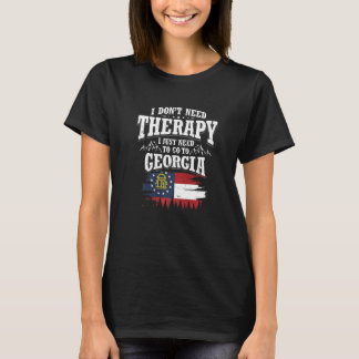 T-shirt Je n'ai pas besoin de thérapie, je dois juste alle