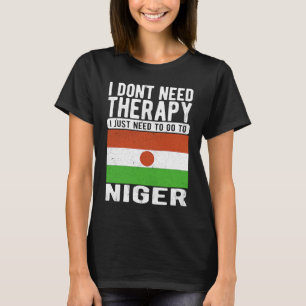 T-shirt Je n'ai pas besoin de thérapie je dois juste aller