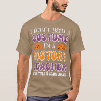 T-shirt Je n'ai pas besoin d'un costume Je suis un profess