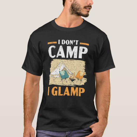 T-shirt Je n'ai pas Camp I Camping Camper Nature Camping (Devant)