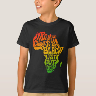 T-shirt Je N'Ai Pas Choisi D'Être Noir Je Viens D'Avoir Lu
