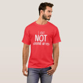 T-shirt Je N'Ai Pas Commis D'Arson (Devant entier)