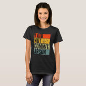 T-shirt Je N'Ai Pas Commis D'Arson 5 (Devant entier)
