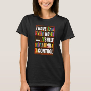 T-shirt Je n'ai pas de livre de lecture de livre de contrô