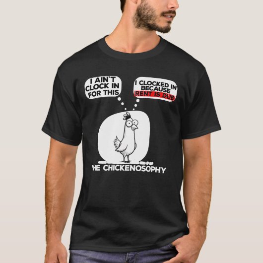 T-shirt Je n'ai pas envie de ce poulet (Devant)