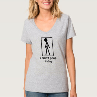 T-shirt Je n'ai pas fait chemise de dunette aujourd'hui