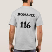 T-shirt Je n'ai pas honte de l'évangile… (Dos)