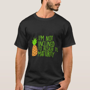 T-shirt Je N'Ai Pas L'Intention De Démissionner À La Matur