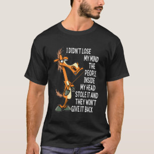 T-shirt Je N'Ai Pas Perdu La Tête Gens Cheval Drôle Amant