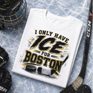T-shirt Je n'ai que de la glace pour le fan de hockey de B