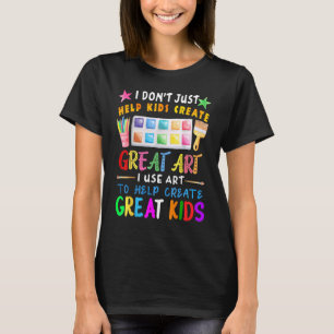 T-shirt Je n'aide pas seulement les enfants à créer un cad